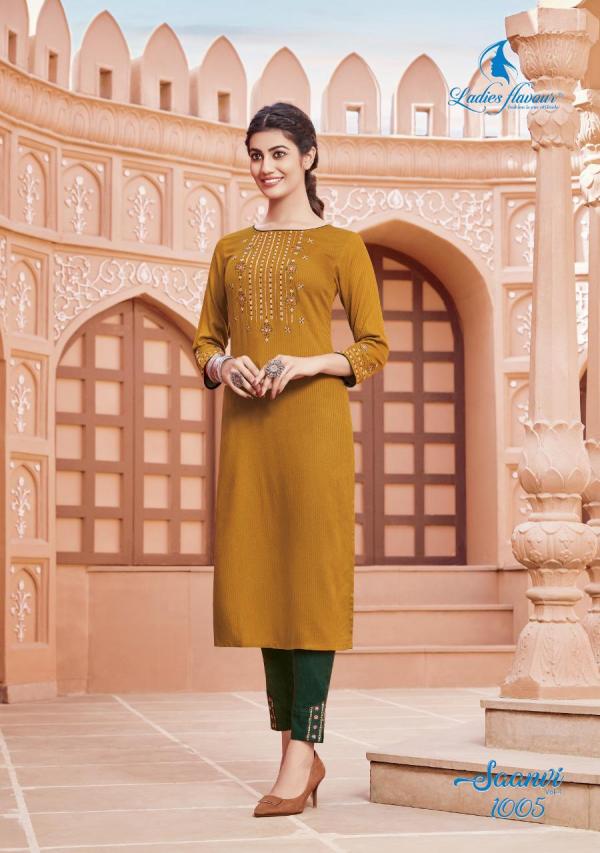 LF Saanvi 4 Rayon Kurti with Bottom Collection